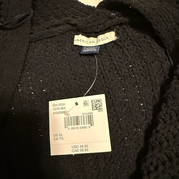 American Eagle Outfitters Black Cardigan Sweater - Picture 5 of 6